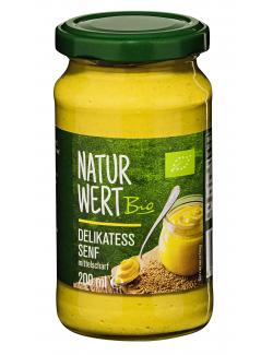 Bild NaturWert Bio Delikatess Senf mittelscharf 0.2 l
