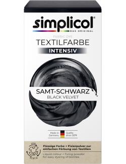 Simplicol Textilfarbe Intensiv Samt-Schwarz