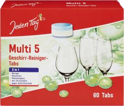 Jeden Tag Geschirr-Reiniger Tabs 5in1 Multi 5