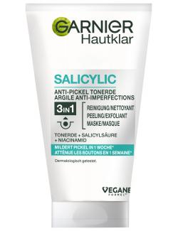 Garnier Hautklar 3in1 Tonerde Anti Pickel Reinigung + Peeling + Maske