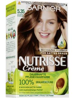 Garnier Nutrisse Creme Intensiv Coloration 5.35 goldenes Rehbraun