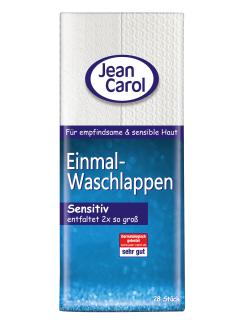 Jean Carol Einmal-Waschlappen sensitiv