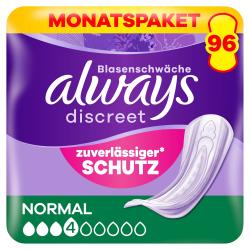 Always Discreet Inkontinenz Normal Monatspackung