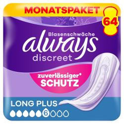 Always Discreet Inkontinenz Long Plus Monatspackung