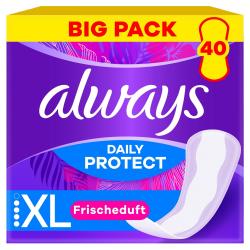 Always Daily Protect Extra Long fresh scent Slipeinlagen