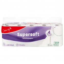 Jeden Tag Supersoft Toilettenpapier 4-lagig