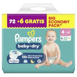 Pampers Baby Dry Gr. 4, 9kg-14kg