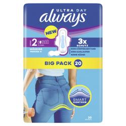 Always Ultra Day Binde Long mit Flügeln (Größe 2)