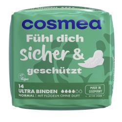 Cosmea Ultra Binden Normal mit Flügeln ohne Duft