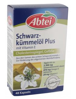 Abtei Schwarzkümmelöl Plus mit Vitamin E Kapseln