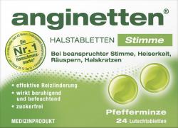 Anginetten Halstabletten Stimme Pfefferminze