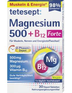 Tetesept Magnesium 500 + B12 Forte