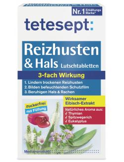 Tetesept: Reizhusten & Hals Lutschtabletten