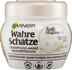 Garnier Wahre Schätze Tiefenpflege-Maske sanfte Hafermilch