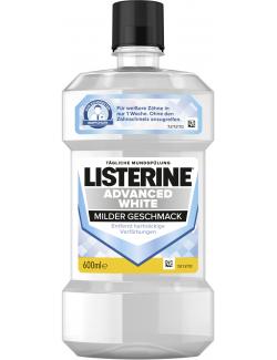 Listerine Mundspülung Advanced White Milder Geschmack