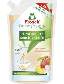 Frosch Reine Pflege Pfirsichblüte Sensitiv-Seife