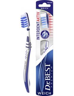 Dr. Best Zahnbürste Premium Interdent Aktiv weich