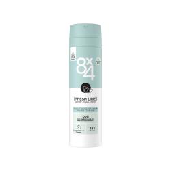 8X4 Deodorant Spray Fresh Lime