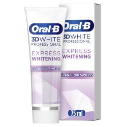 Oral-B 3D White Professional Express Whitening Glänzendes Weiss Zahncreme