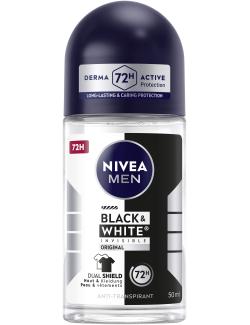 Nivea Men Deo Roll On Black & White Invisible Original