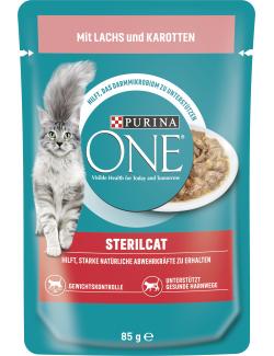 Purina One Sterilcat mit Lachs und Karotten