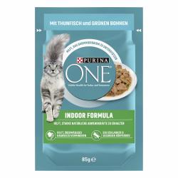 Purina One Indoor Formula mit Thunfisch und grüne Bohnen