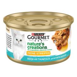 Purina Gourmet Nature's Creations Feine Streifen Reich an Thunfisch