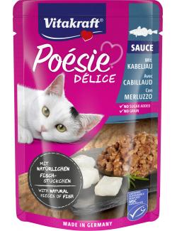 Vitakraft Poésie Délice mit Kabeljau in Sauce