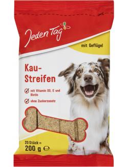 Jeden Tag Hund Kaustreifen mit Geflügel