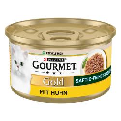 Purina Gourmet Gold Saftig feine Streifen mit Huhn