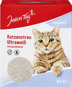 Jeden Tag Ultra Katzenstreu Ultraweiß