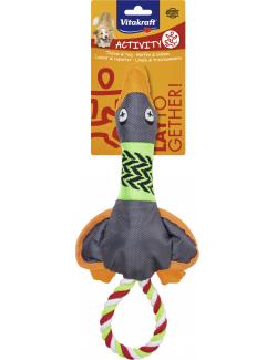 Vitakraft Activity Ente mit Quietscher, Oxford für Hunde