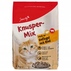 Jeden Tag Katze Knusper-Mix reich an Geflügel mit Rind