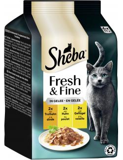 Sheba Fresh & Fine in Gelee mit Geflügel