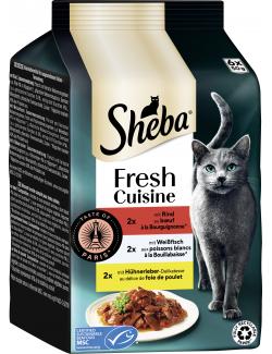 Sheba Fresh Cuisine Taste of Paris mit Rind, Weißfisch, Hühnerleber