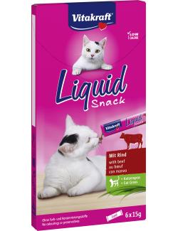 Vitakraft Katzensnack Liquid Rind + Katzengras