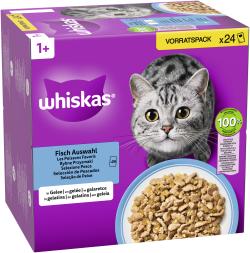 Whiskas 1+ Fischauswahl in Gelee