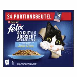 Felix So gut wie es aussieht Geschmacksvielfalt aus dem Wasser in Gelee