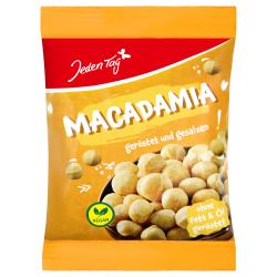 Jeden Tag Macadamia geröstet und gesalzen