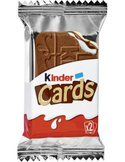 Kinder Cards Kekse mit Milch und Kakao 2er