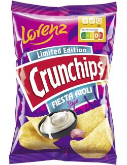 Lorenz Crunchips Limited Edition Fiesta Aioli Style