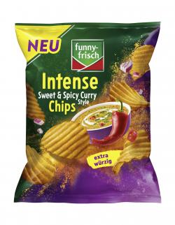Funny Intense Chips Sweet & Spicy Curry Style