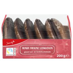 Jeden Tag Runde Braune Lebkuchen Zartbitter
