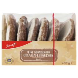 Jeden Tag Nürnberger Oblaten-Lebkuchen glasiert