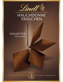 Lindt Hauchdünne Täfelchen edelbitter