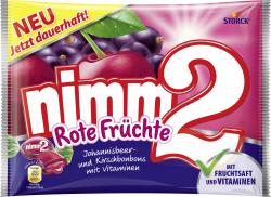 Nimm 2 Bonbons Rote Früchte