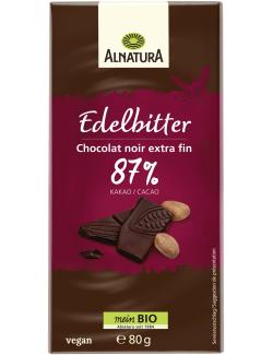 Alnatura Edelbitter Schokolade 87%