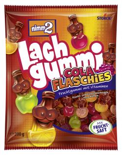 Nimm 2 Lachgummi Cola Flaschies
