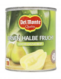 Del Monte Birnen halbe Frucht leicht gezuckert