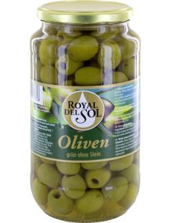 Royal del Sol Grüne Oliven ohne Stein
